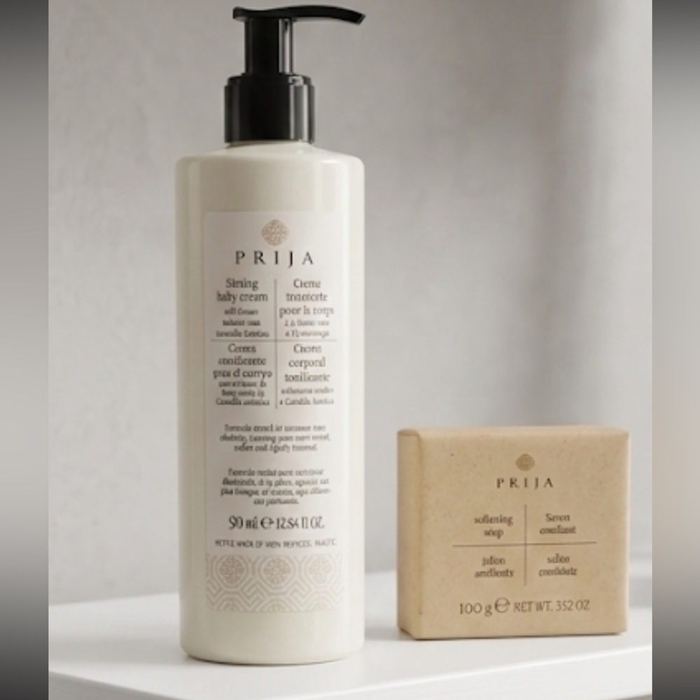 Prija Body Cream and Soap Set NWT